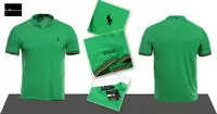 jogging tee shirt cotton polo ralph lauren hommes five green